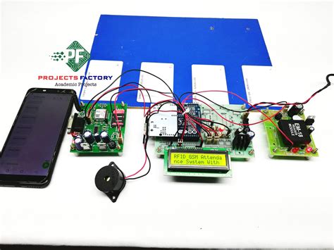 rfid attendance system with sms notification abstract|RFID.